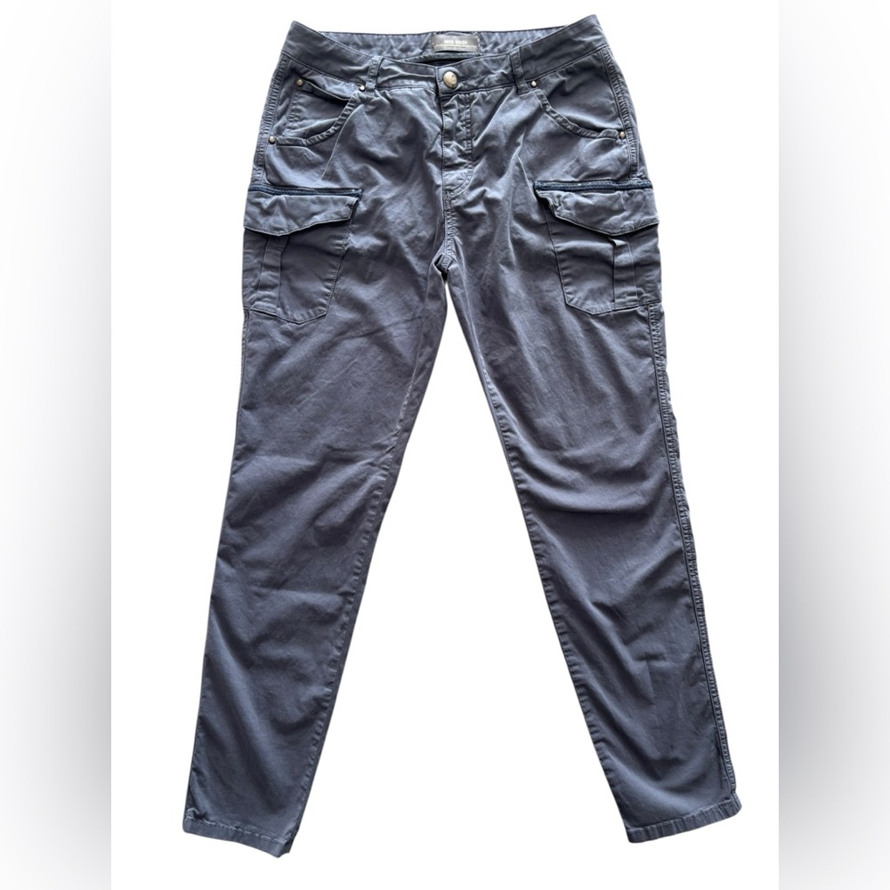 MOS MOSH CAMILLE CARGO FALL PANTS BLUE SIZE 31